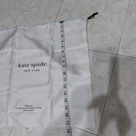 Kate Spade Drawstring Dust Bag Dust Cover - Picture 4 of 4